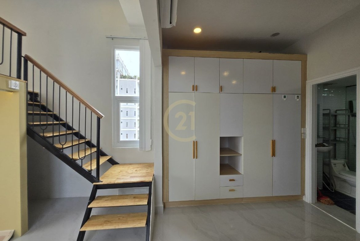 Loft-Style 1Bedroom Apartment for Rent | Toul Tompoung (Russian Market Area)