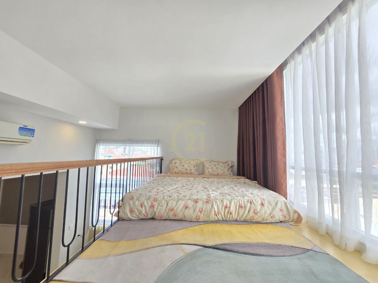 Loft-Style 1Bedroom Apartment for Rent | Toul Tompoung (Russian Market Area)