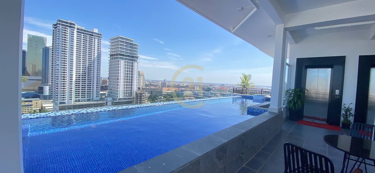 Luxury One Bedroom for rent at Tonle Bassac