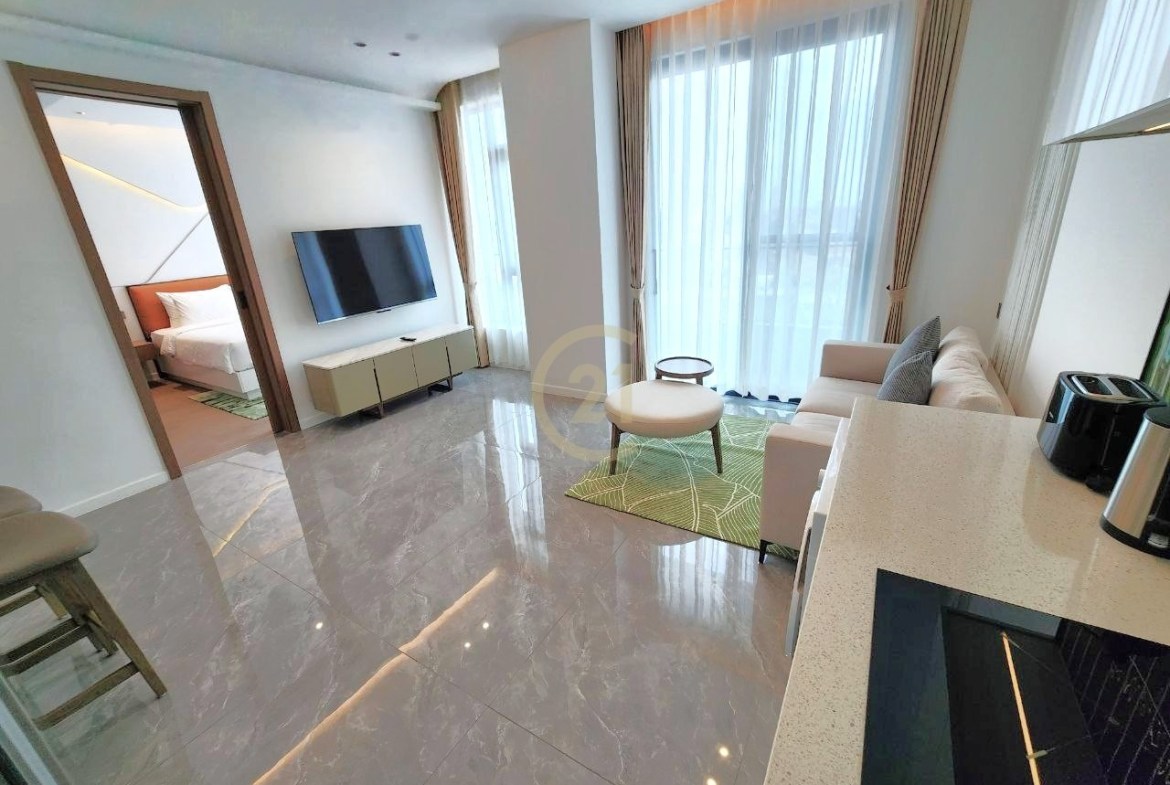Brand New Apartment 1 Bedroom Rent At Tonle Bassac