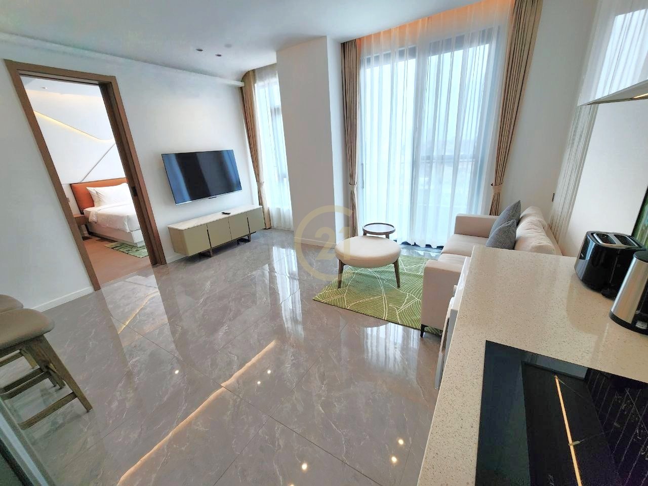 Brand New Apartment 1 Bedroom Rent At Tonle Bassac