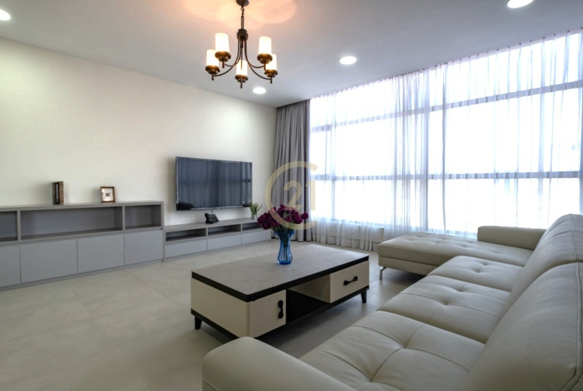 Luxury 2-Bedroom Serviced Apartment for Rent in BKK1 | $3,200/month | 131 sqm | Full Facilities