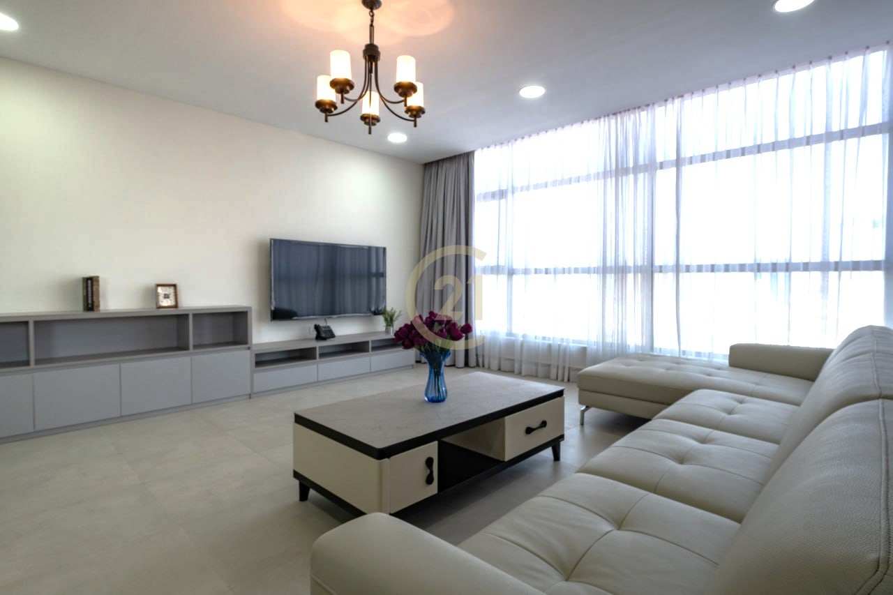 Luxury 2-Bedroom Serviced Apartment for Rent in BKK1 | $3,200/month | 131 sqm | Full Facilities