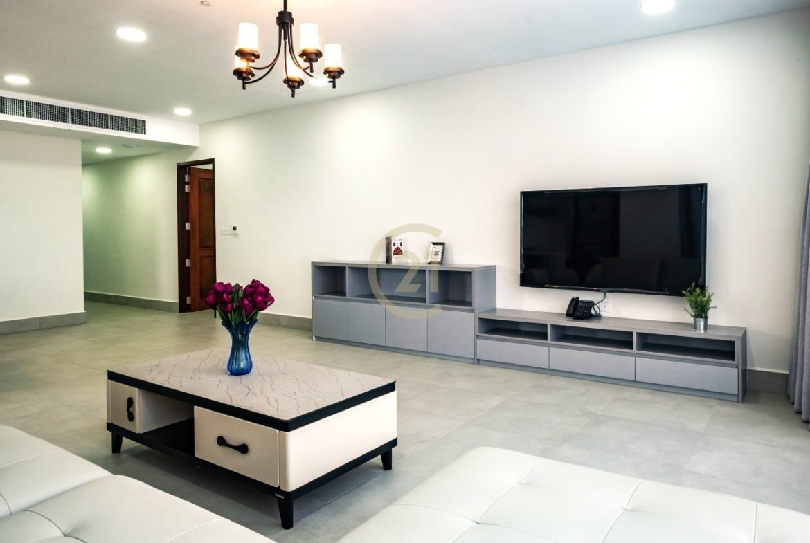 Luxury 2-Bedroom Serviced Apartment for Rent in BKK1 | $3,200/month | 131 sqm | Full Facilities