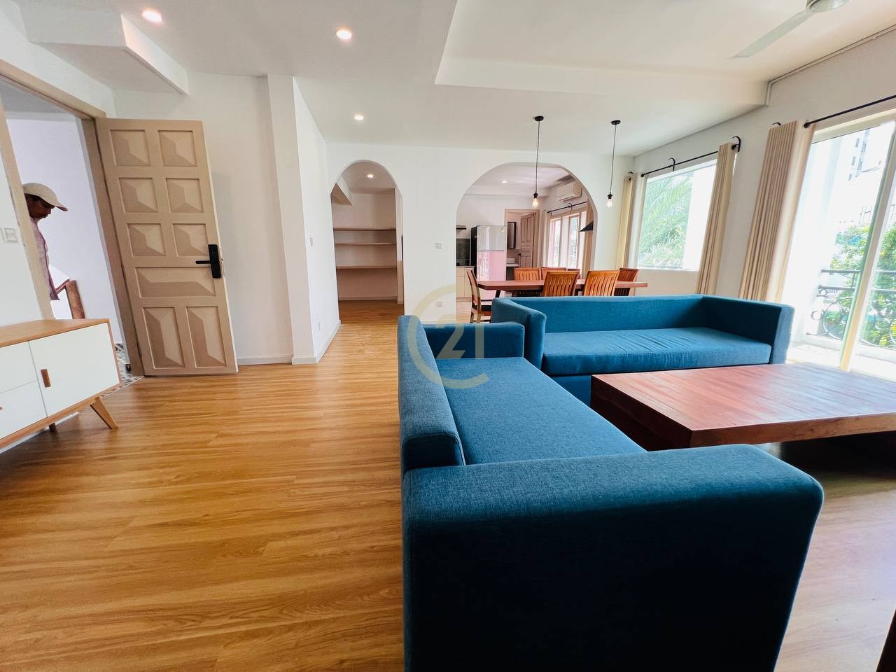 Tonle Bassac | 3-Bedroom Apartment For Rent | 2nd Floor | 120sqm