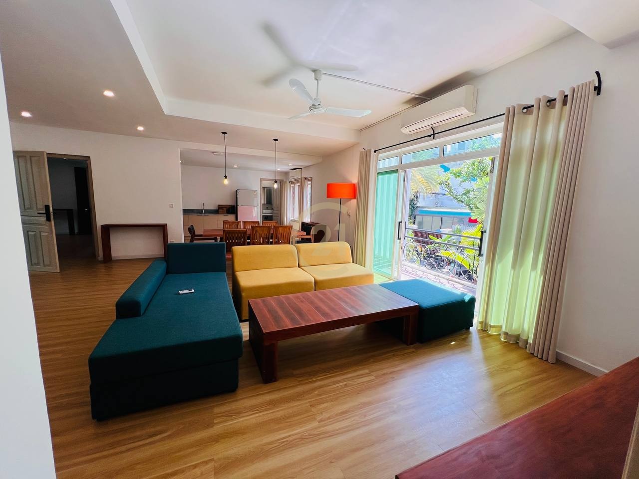 Modern 3-BR Apartment with Pool | Tonle Basac Area