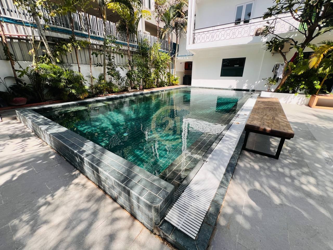 Modern 3-BR Apartment with Pool | Tonle Basac Area