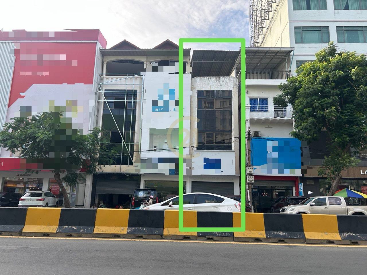 Shophouse for Rent on Preah Sihanouk Blvd – $3,000/month (Negotiable)| Prime Location| Phnom Penh