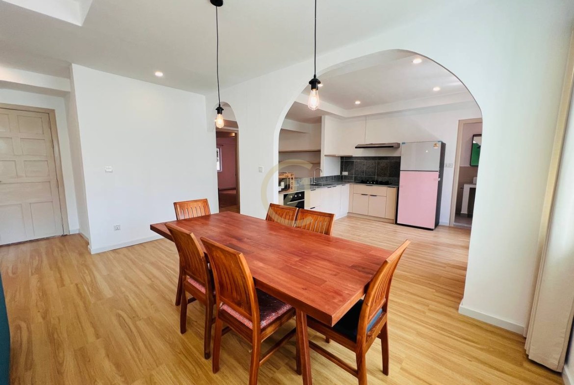 Tonle Bassac | 3-Bedroom Apartment For Rent | 2nd Floor | 120sqm