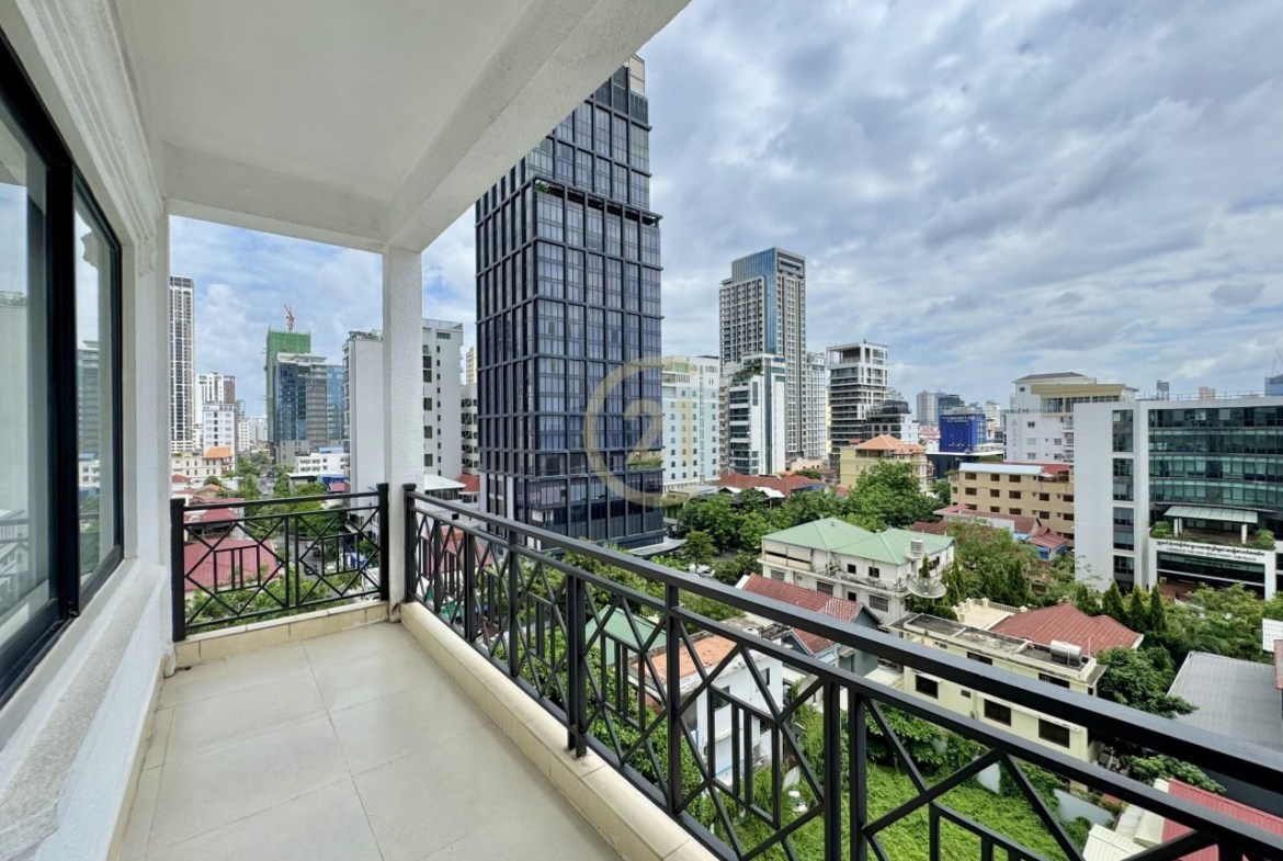 BKK1 | Furnished 3-Bedroom Serviced Apartment for Rent | 150 sqm | $1,200/month