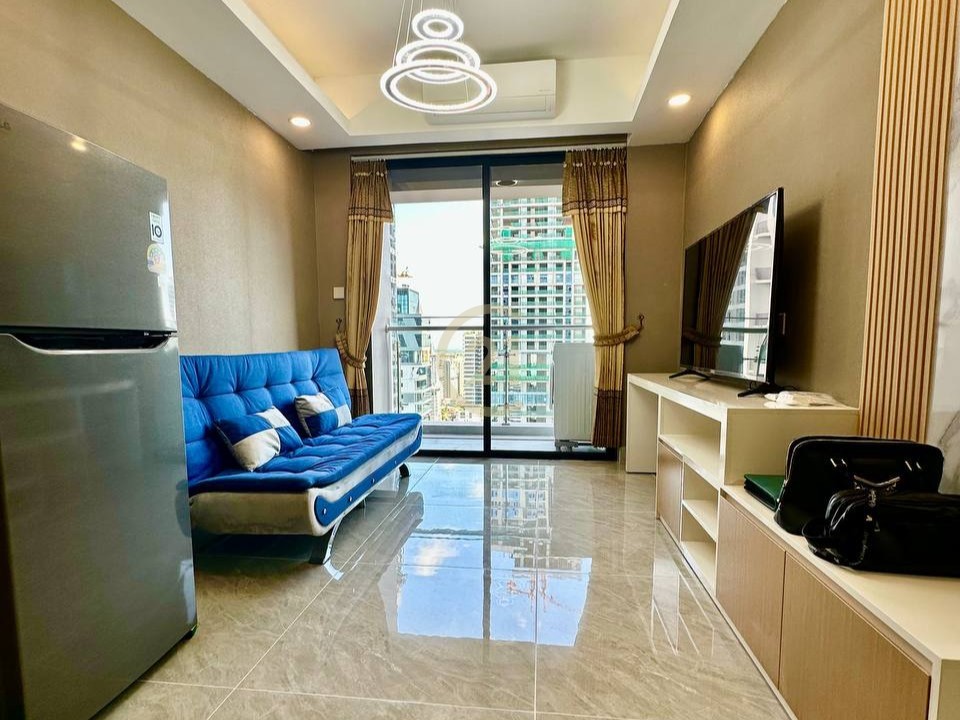 High-Floor 1 Bedroom for Rent | East View | Monivong Blvd |BKK2