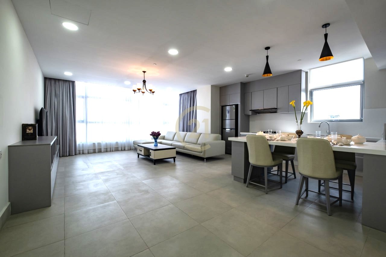 Luxury 2-Bedroom Serviced Apartment for Rent in BKK1 | $3,200/month | 131 sqm | Full Facilities