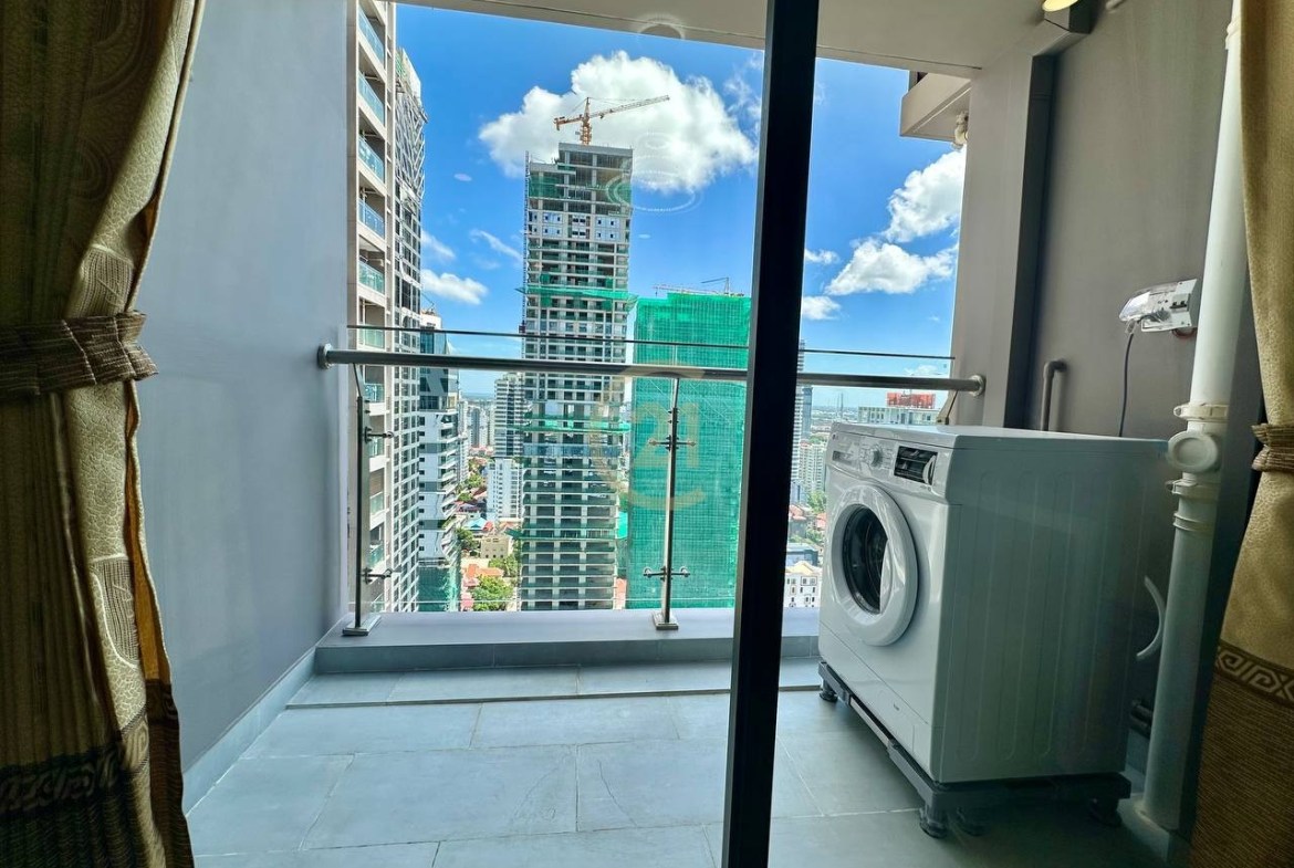 High-Floor 1 Bedroom for Rent | East View | Monivong Blvd |BKK2