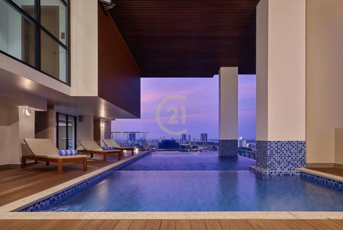 3 BEDROOM APARTMENT FOR RENT AT TONLE BASSAC