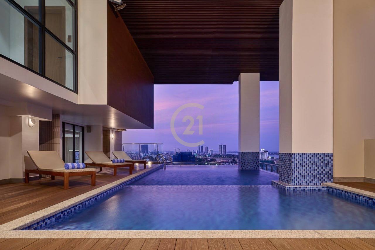 3 BEDROOM APARTMENT FOR RENT AT TONLE BASSAC