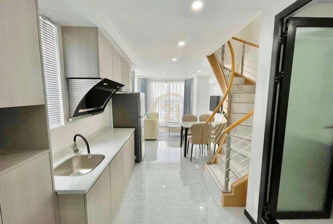 Modern Duplex 2BR Condo for Rent in Tonle Bassac | Near NAGA & AEON1 | Gym & Pool