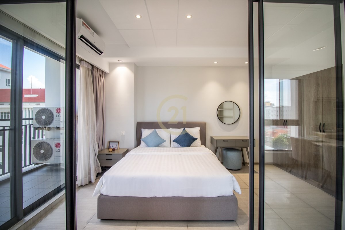 Modern 1-Bedroom for Rent | Boeng Trabaek