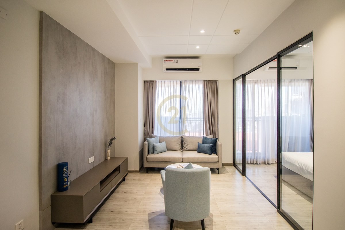 Modern 1-Bedroom for Rent | Boeng Trabaek