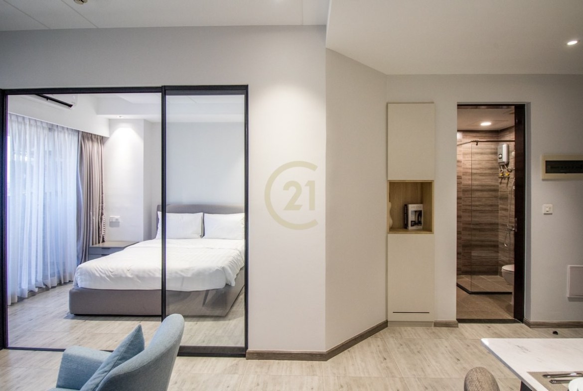 Modern 1-Bedroom for Rent | Boeng Trabaek