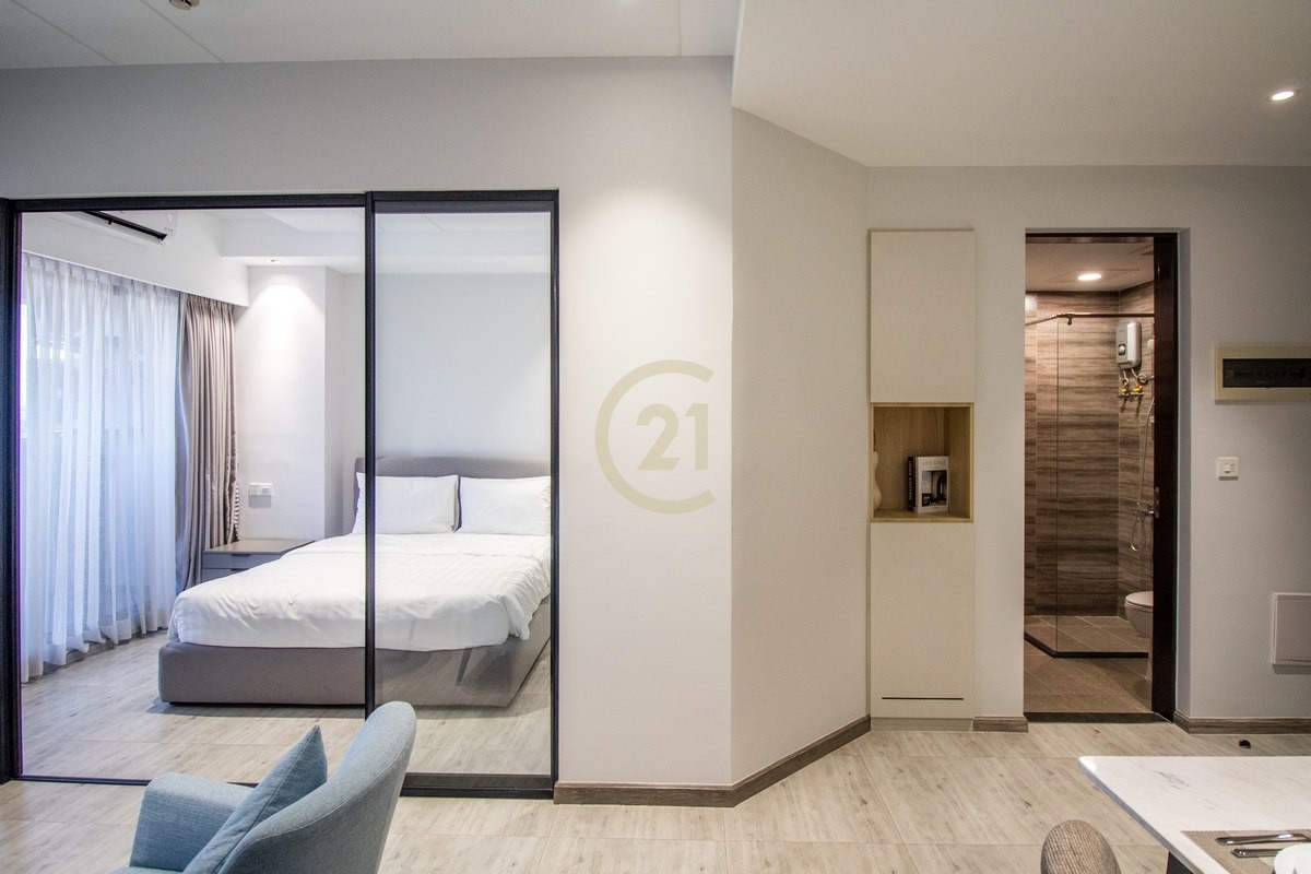 Modern 1-Bedroom for Rent | Boeng Trabaek