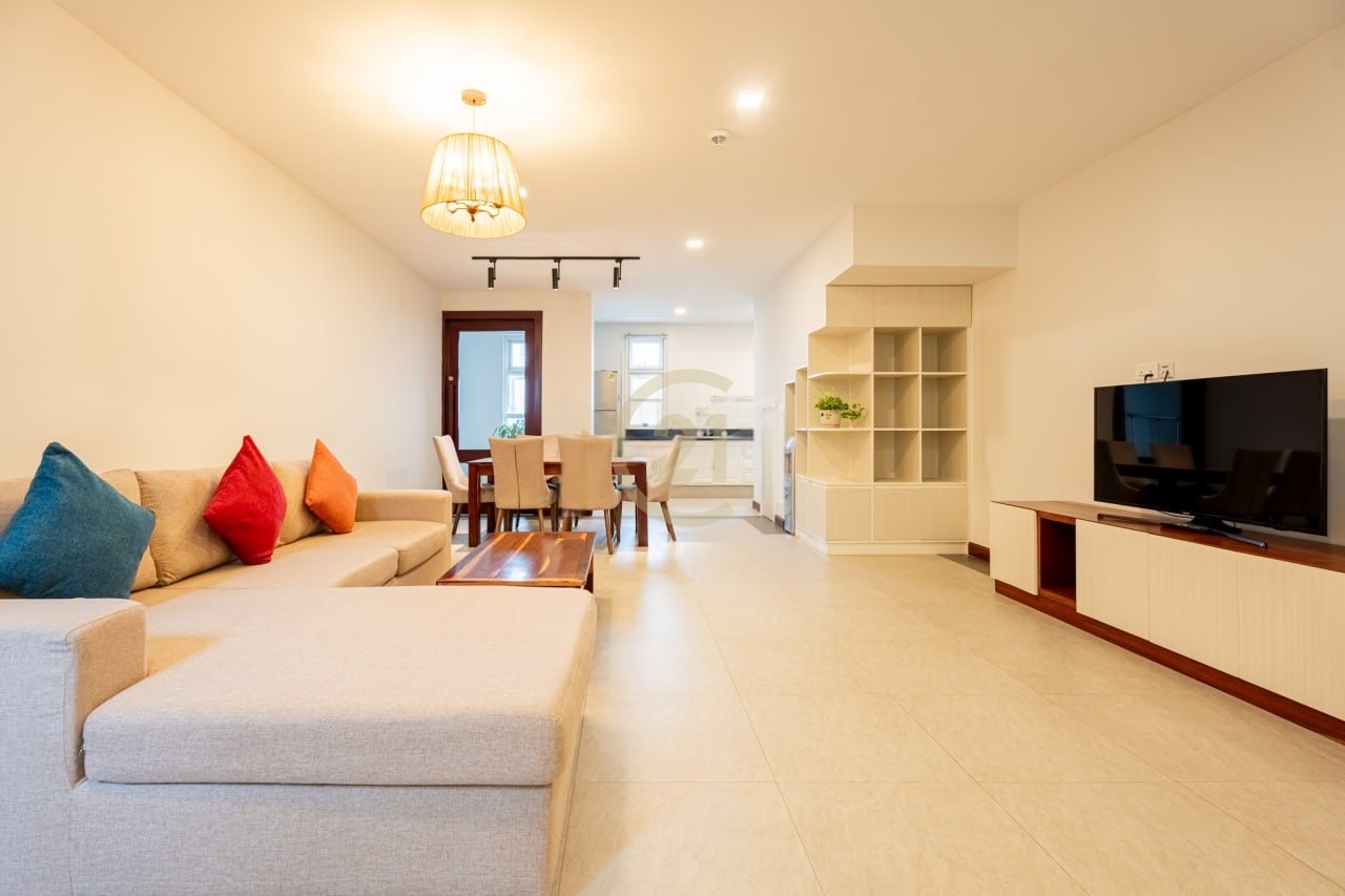 FOR RENT | 3 Bedroom Serviced Apartment -Tonle Bassac