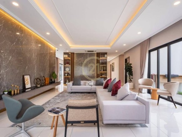 Luxurious 5-Bedroom Villa for Rent | Near New Airport & Aeon 3 | $7,000/Month