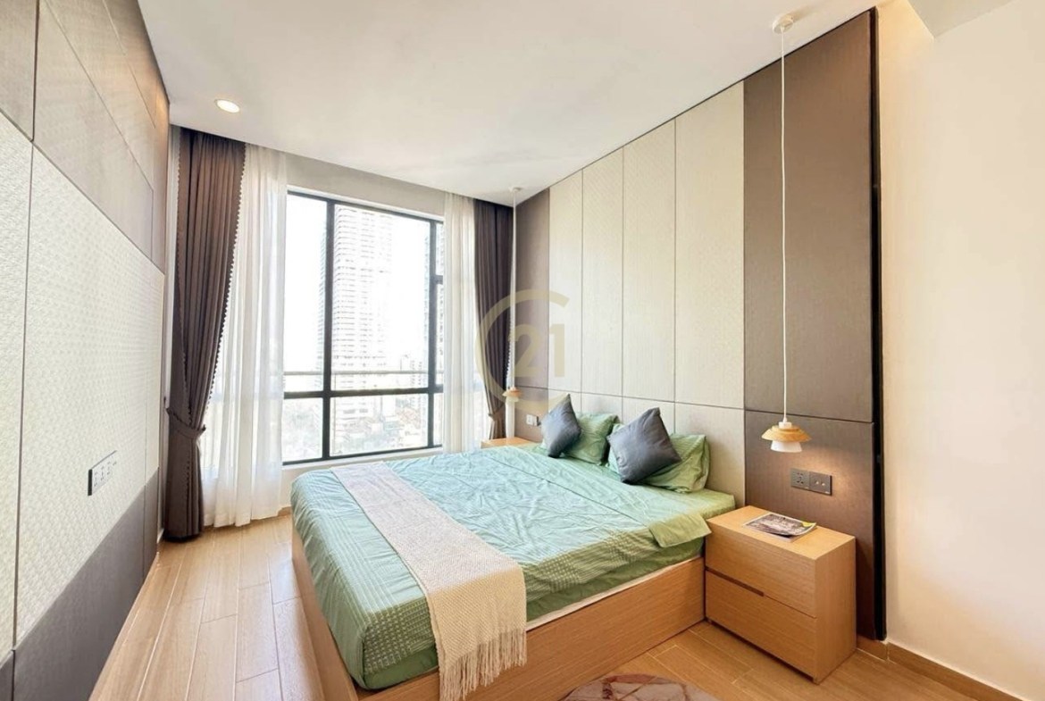 BKK1 | Modern 2-Bedroom Apartment for Rent | Phnom Penh