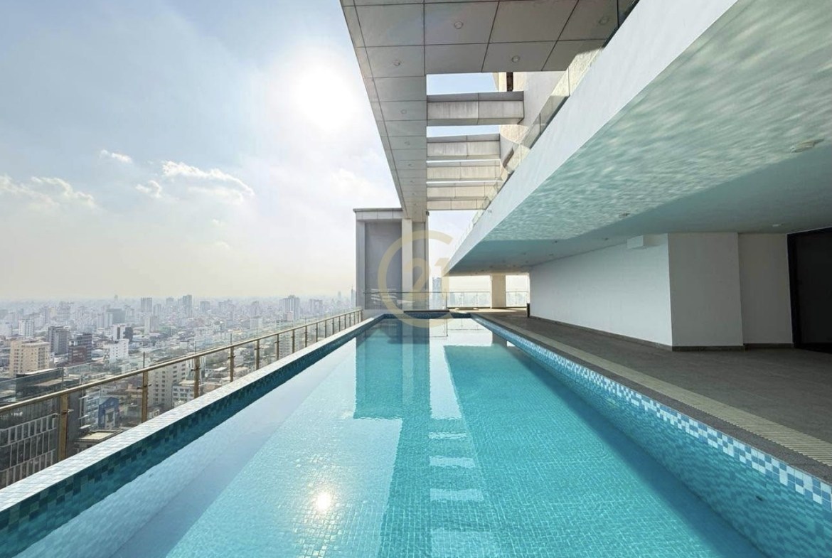 BKK1 | Modern 2-Bedroom Apartment for Rent | Phnom Penh