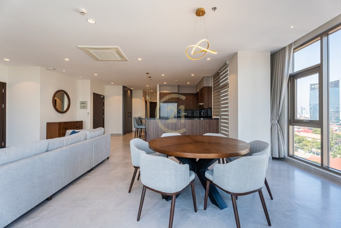LUXURIOUS 3 BEDROOM FOR RENT | DOUN PENH