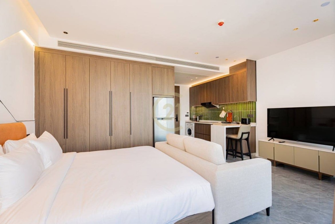 FOR RENT | Luxury Studio Apartment – Tonle Bassac, Phnom Penh