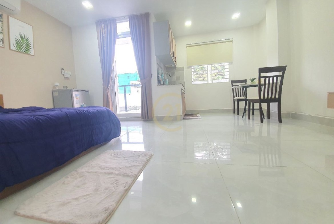 Studio Apartment for Rent in Tonle Bassac Near Aeon Mall |Prime Location