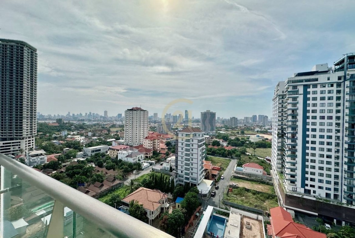 1-Bedroom Apartment with 2 Bathrooms for Rent in Chroy Changva