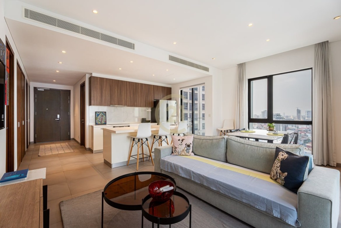 Stylish 2 Bedroom Condo For Rent in BKK1
