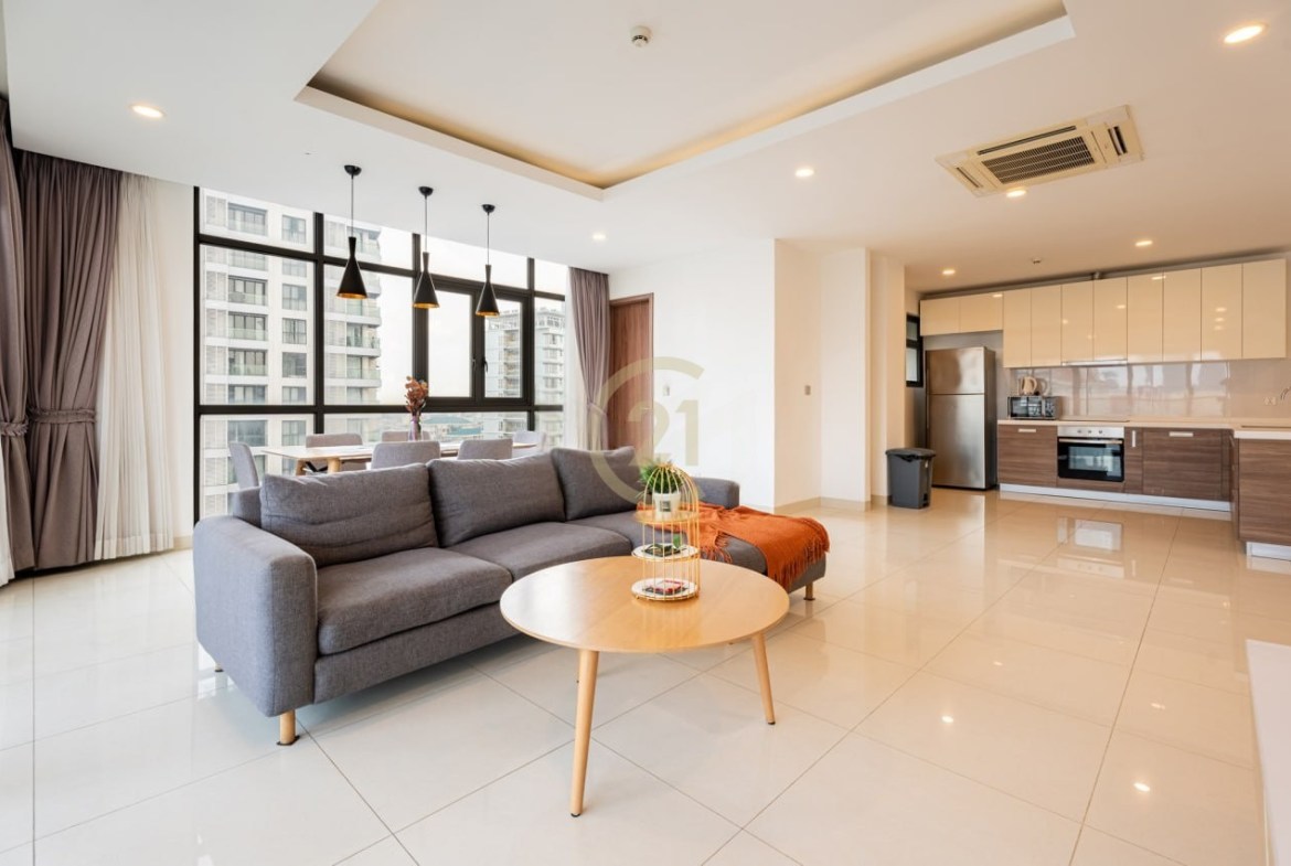 FOR RENT | Serviced Apartment 3 Bedroom -Tonle Bassac