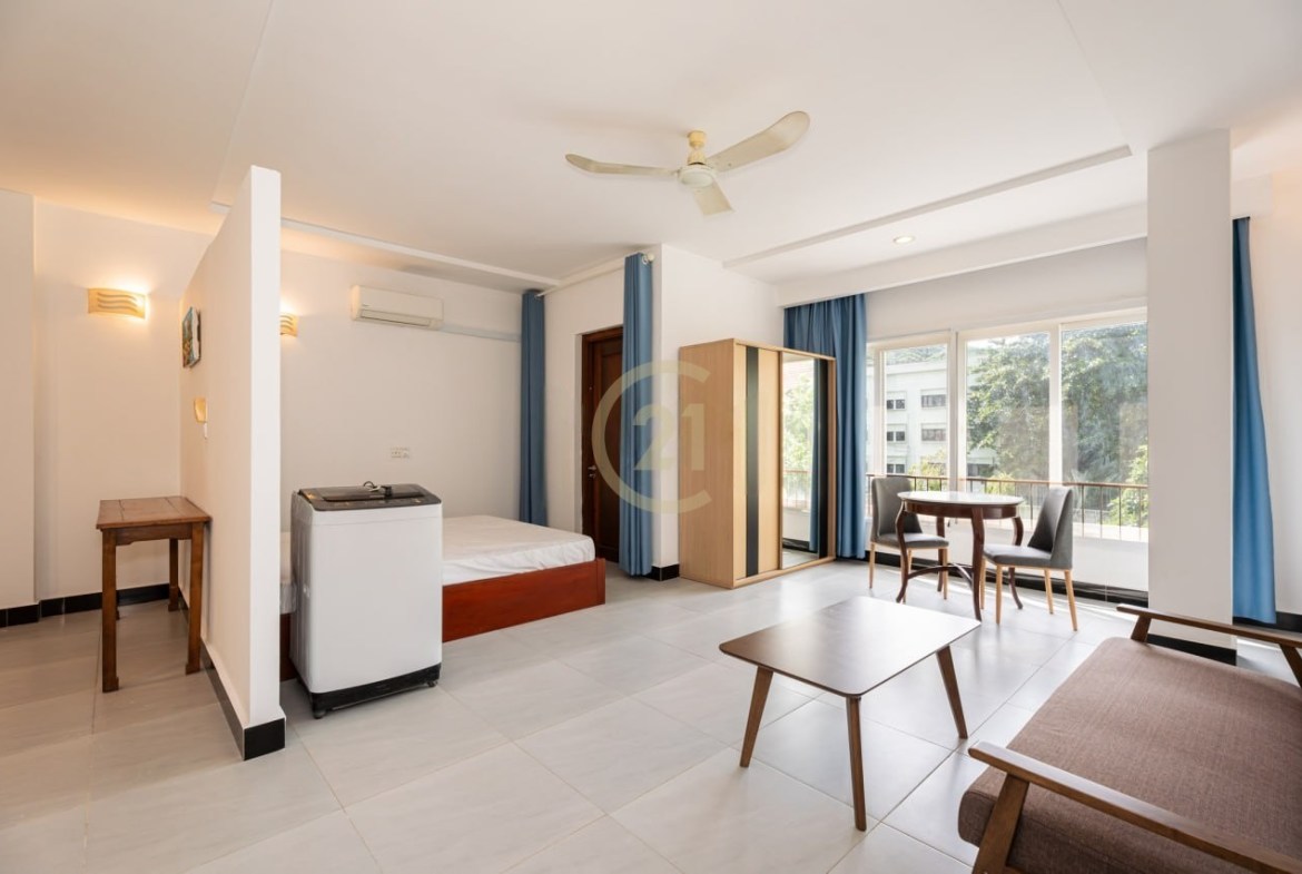 NICE RENOVATED FLAT 1 BEDROOM FOR RENT IN BKK1