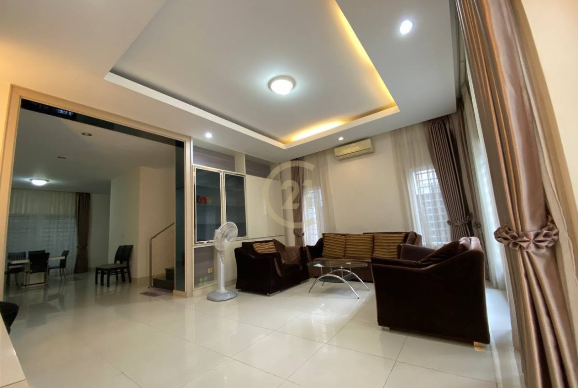 Fully Furnished | Twin Villa for Rent at PH Boeung Snoa
