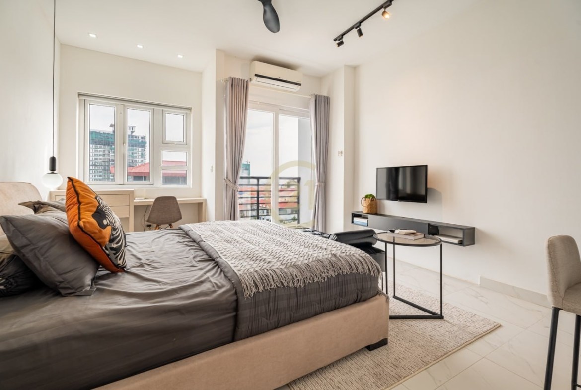 Stylish Studio Room for Rent at Boeng Tumpun