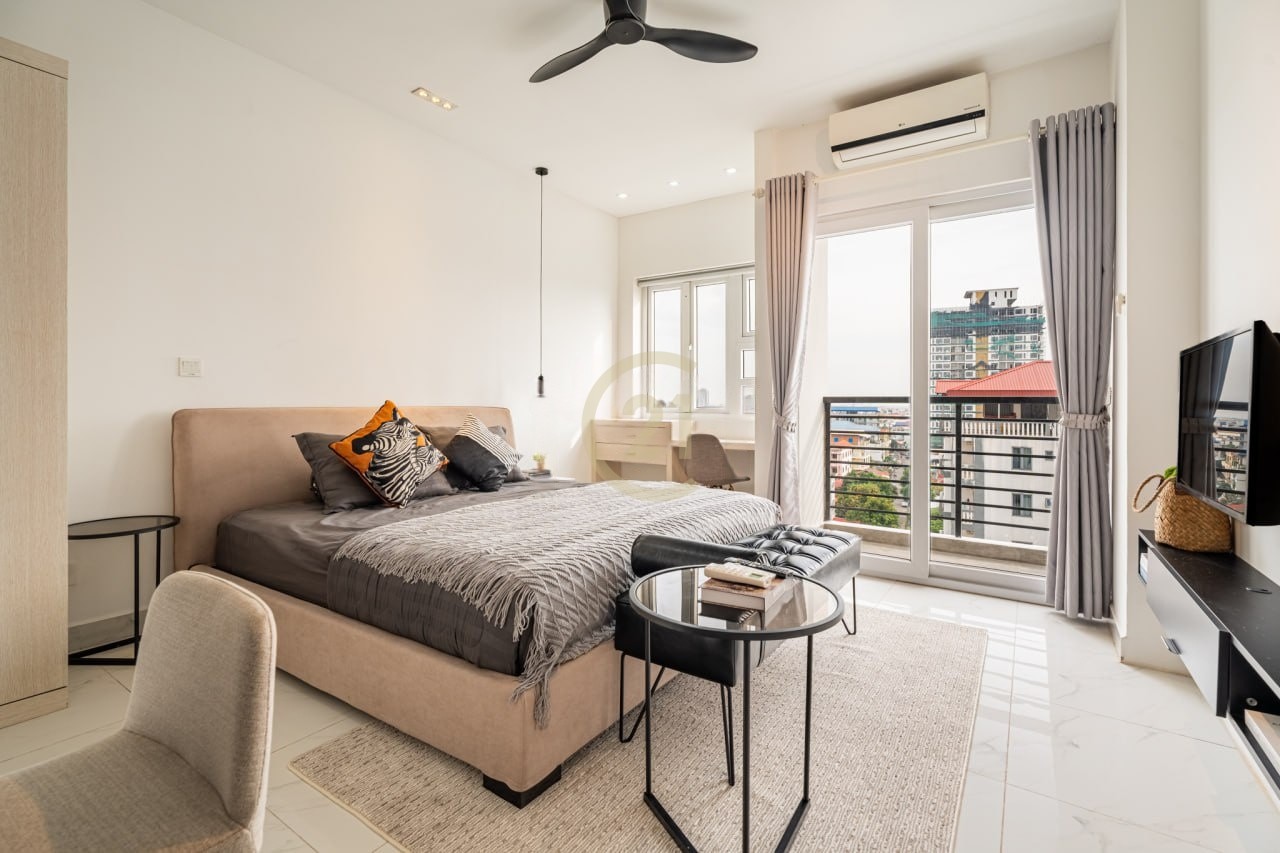 Stylish Studio Room for Rent at Boeng Tumpun