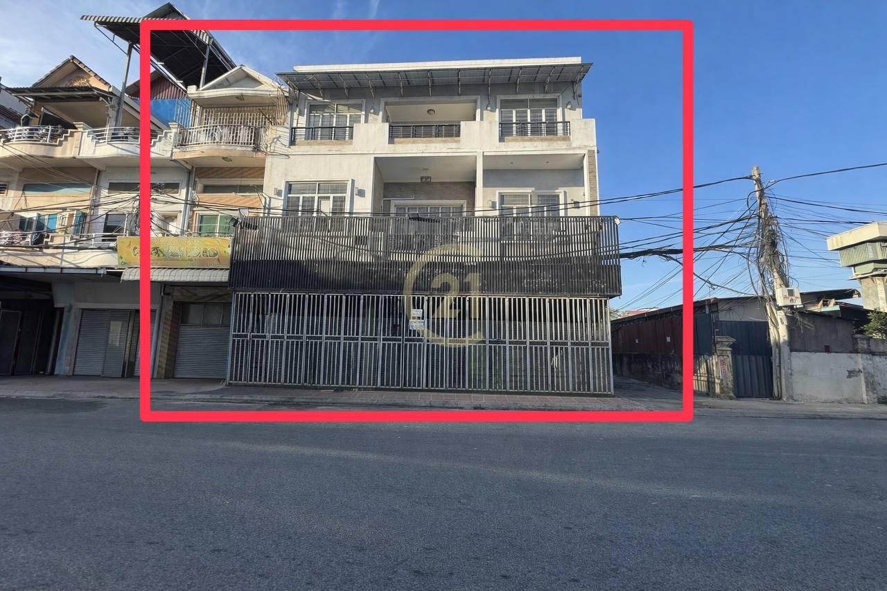 Corner House for Rent – Sphar Doeum Kor