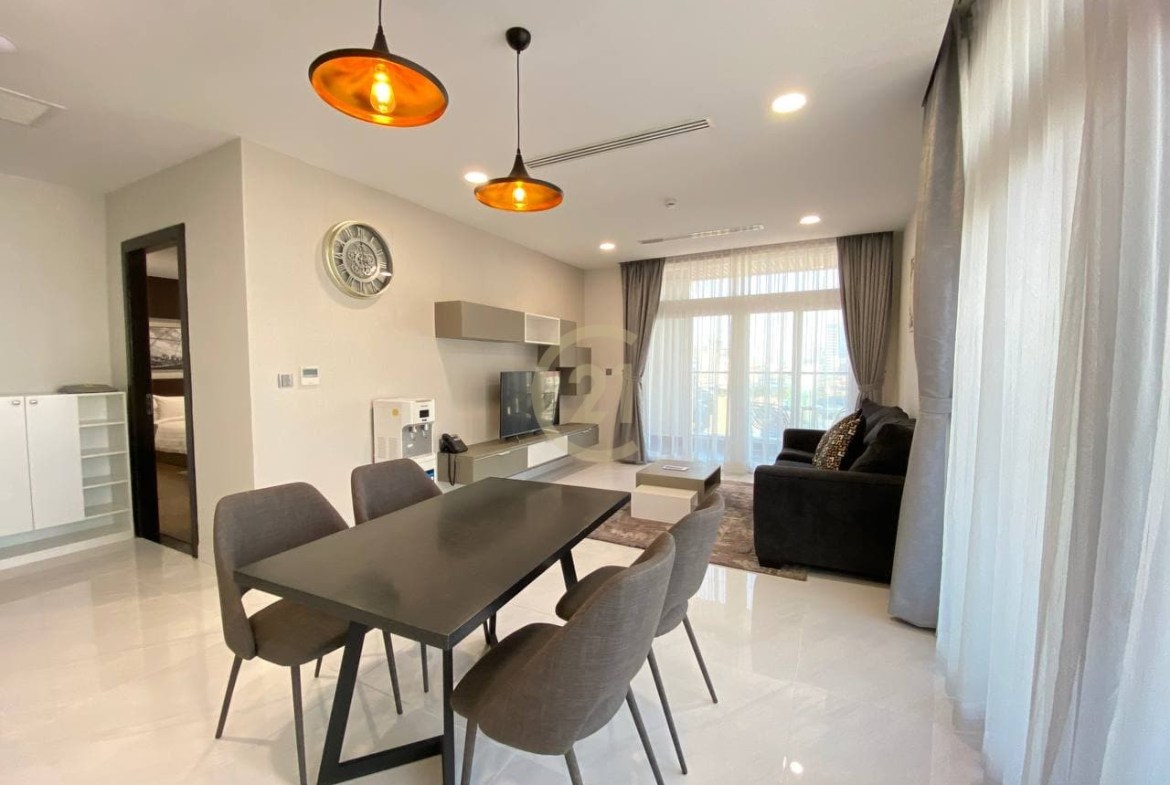 Cozy 1-Bedroom Serviced Apartment for Rent in BKK2 | Phnom Penh