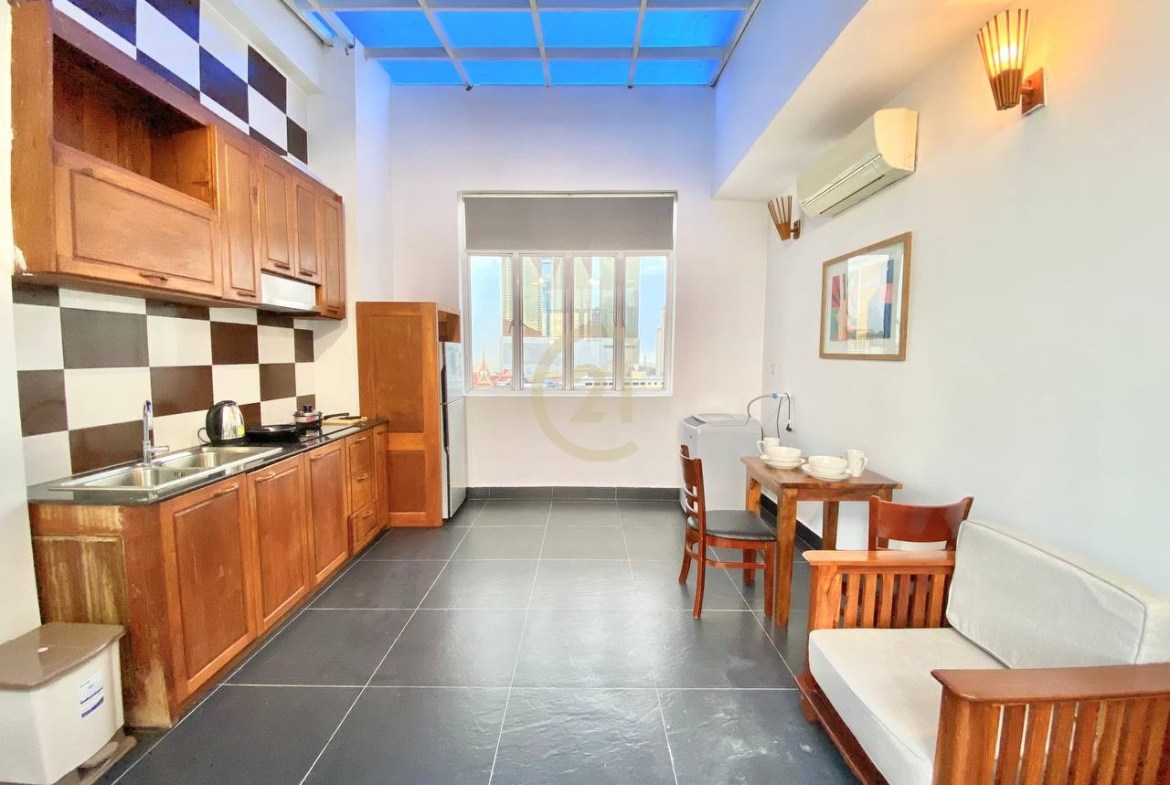 Big Studio Room For Rent At Tonle Basac l Basac Land