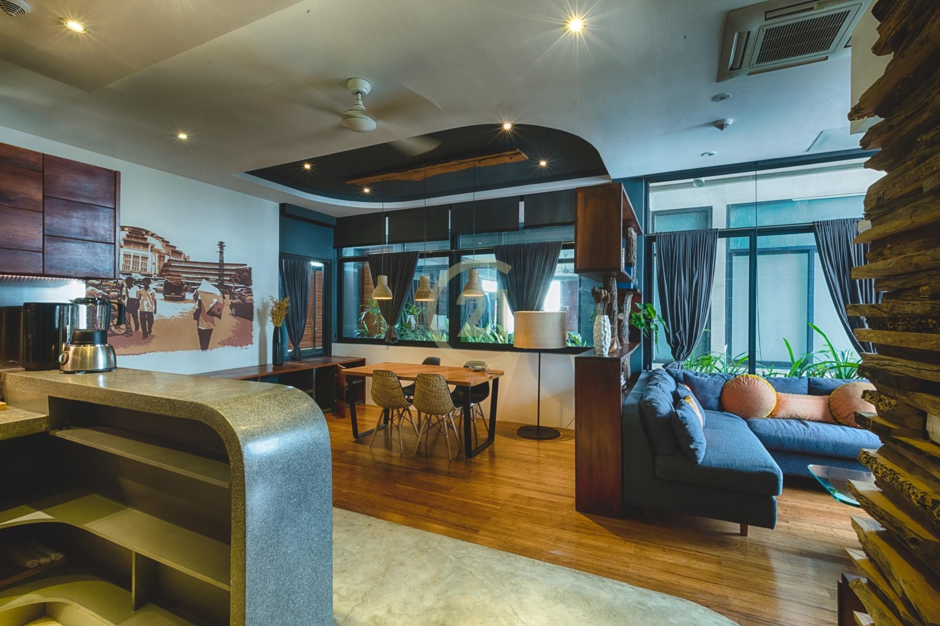 Modern Renovation One Bedroom For Rent At Tonle Basac