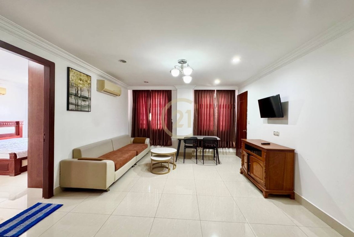 Spacious 1-Bedroom for Rent near Russian Market | Phnom Penh