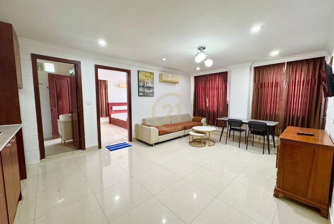 Spacious 1-Bedroom for Rent near Russian Market | Phnom Penh