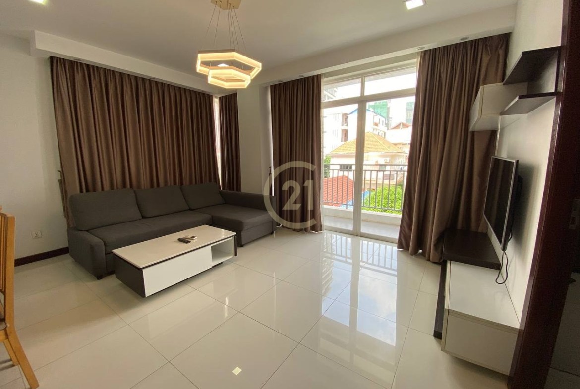 Spacious 1 Bedroom Apartment for Rent in Tonle Bassac | Phnom Penh