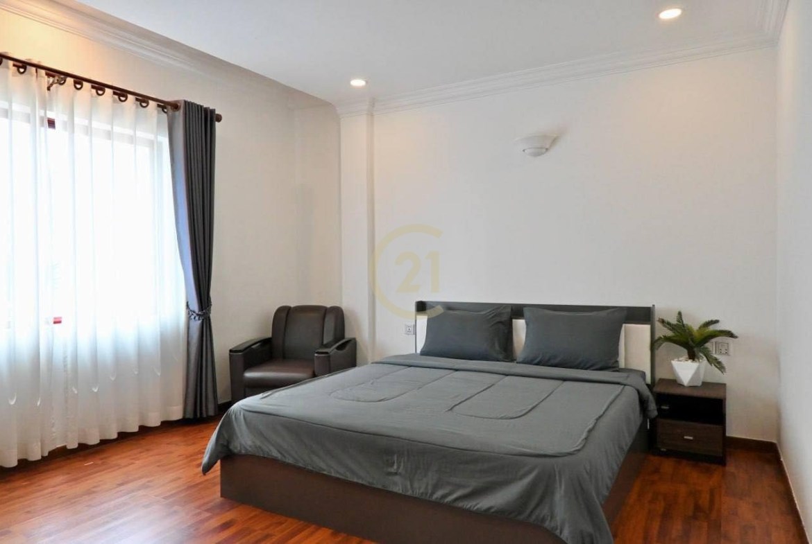 Fully Furnished 3-Bedroom Serviced Apartment for Rent in BKK1 | Phnom Penh