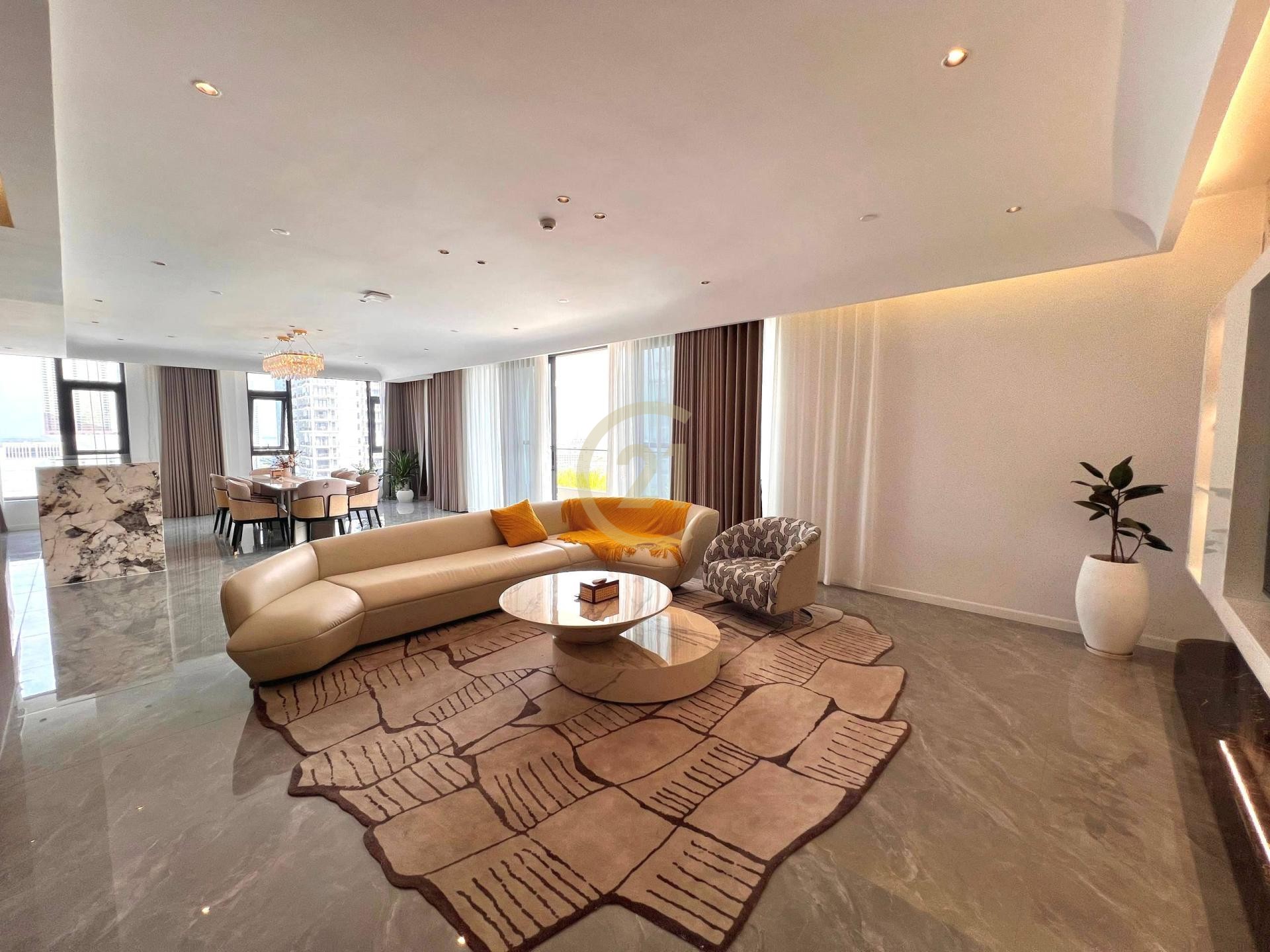 Luxury 3 Bedroom Penthouse for Rent in Tonle Bassac | Phnom Penh