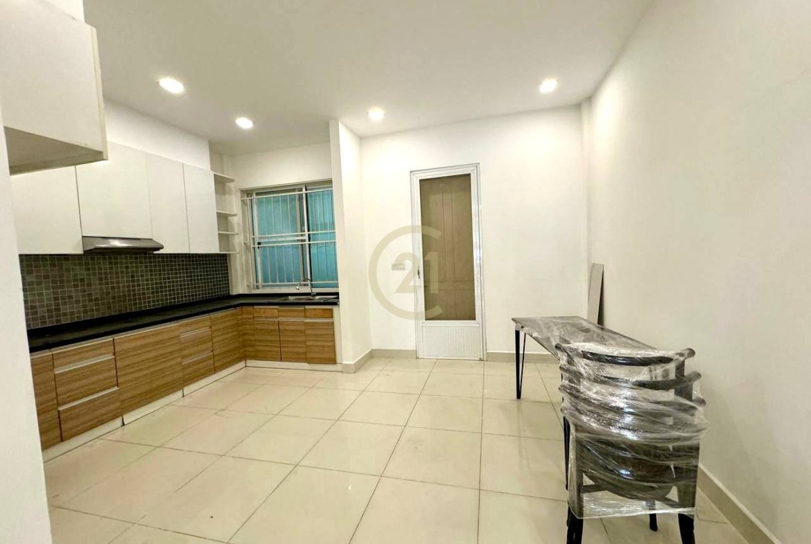 Spacious 4-Bedroom Villa for Rent at Chip Mong Aeon 2 | Partially Furnished