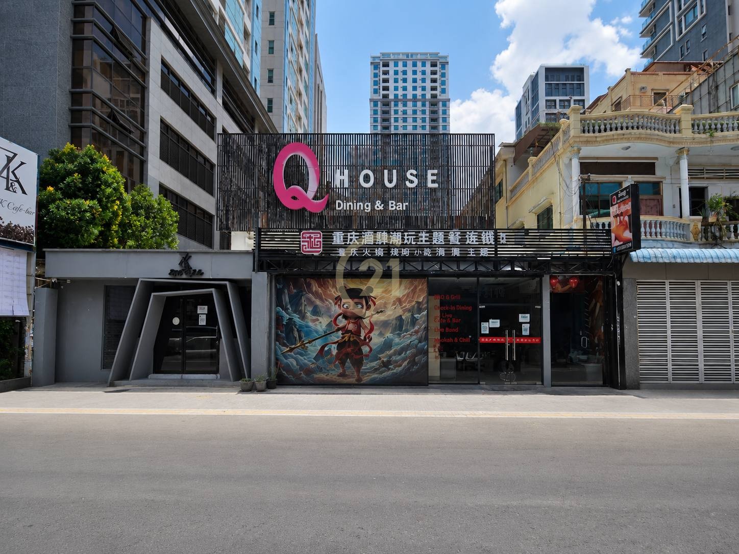 Prime Shophouse for Rent | BKK1, Phnom Penh
