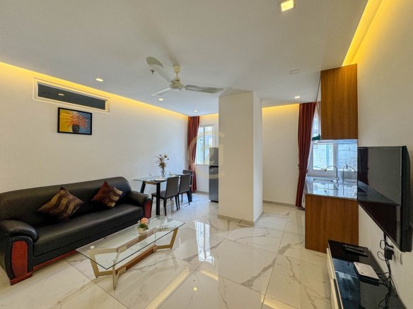 1-Bedroom Serviced Apartment for Rent in BKK1 | Pool & Gym | $550/Month